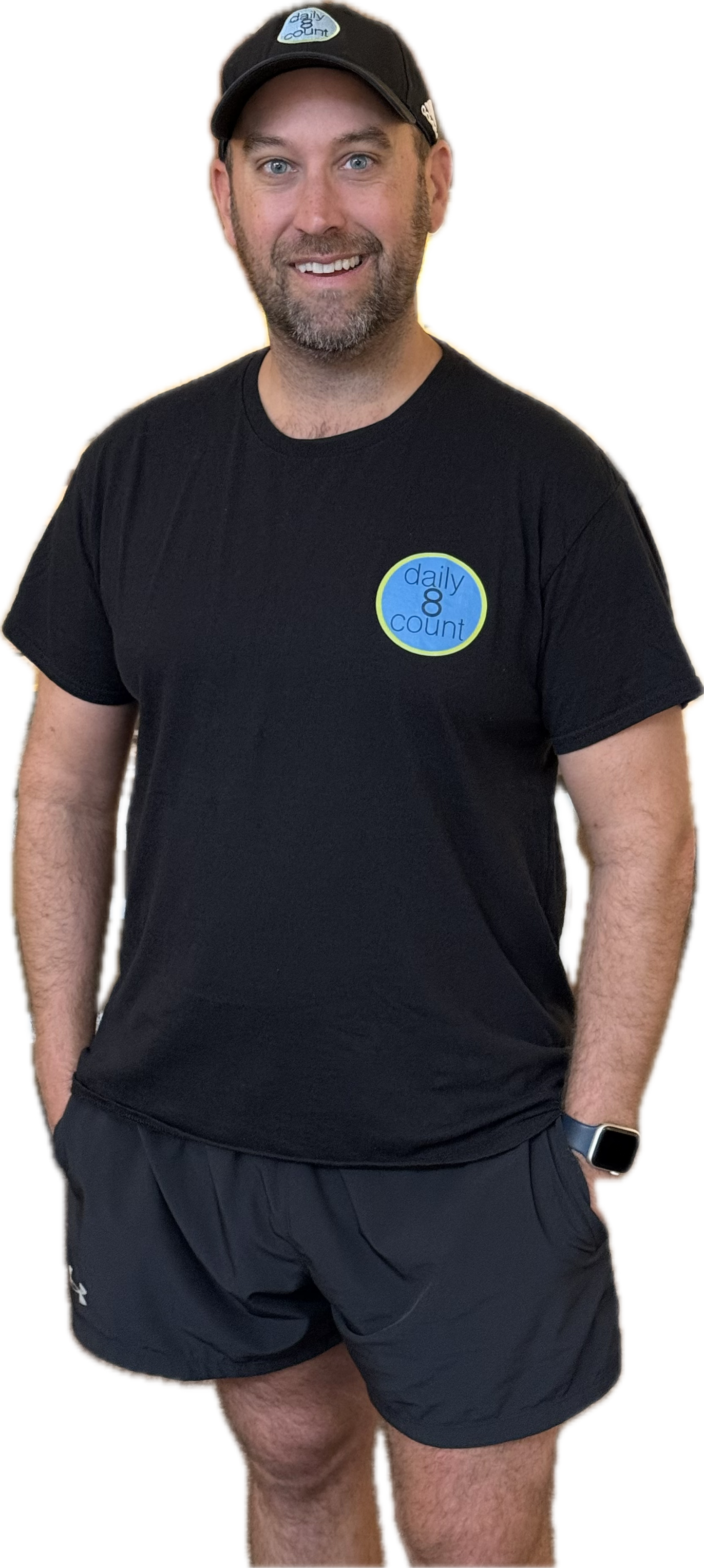 daily8count logo t-shirt