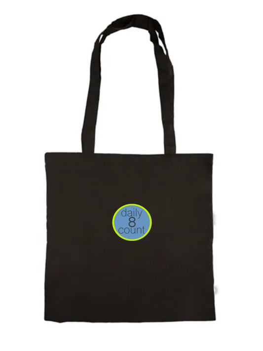 daily8count logo tote bag